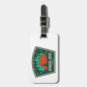 Hermosa Creek Wilderness Colorado Camping Gepäckanhänger (Vorderseite vertikal)