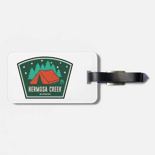 Hermosa Creek Wilderness Colorado Camping Gepäckanhänger (Rückseite horizontal)