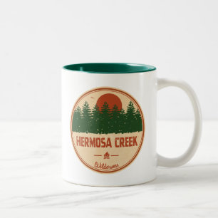 Hermosa Creek Wilderness Colorado Zweifarbige Tasse
