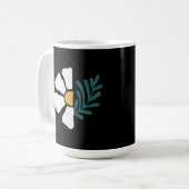 Hermosa flor abstracta kaffeetasse (Vorderseite Links)
