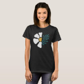 Hermosa flor abstracta T-Shirt (Vorne ganz)