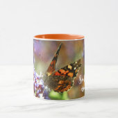 Hermosa Mariposa polinizando flores Tasse (Zentrum)