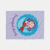 Hermosa sirena fleecedecke (Vorderseite (Horizontal))