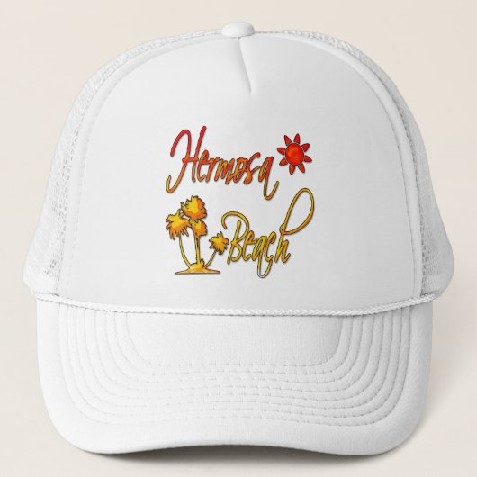 Hermosa Strand Truckerkappe (Vorderseite)