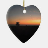 hermosa Strandsonnenuntergang Keramik Ornament (Rechts)