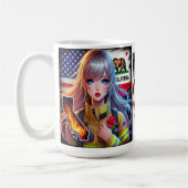 HERMOSA TAZA EN SOLIDARIDAD CON CALIFORNIA KAFFEETASSE (Links)