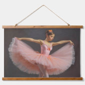 Hermosas bailarinas con dulces colores Tapiz Wandteppich Mit Holzrahmen (Vorderseite 3)