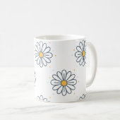 Hermosas margaritas minimalistas  kaffeetasse (VorderseiteRechts)