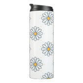 Hermosas margaritas minimalistas  thermosbecher (Nach rechts gedreht)