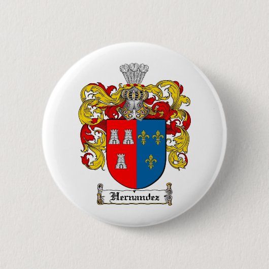 HERNANDEZ-FAMILIENWAPPEN - HERNANDEZ-WAPPEN BUTTON (Vorderseite)