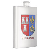 Hernandez Heraldic Shield Flachmann (Rechts)