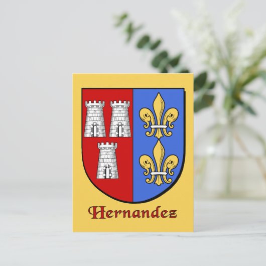 Hernandez Postkarte (Stehend Vorderseite)