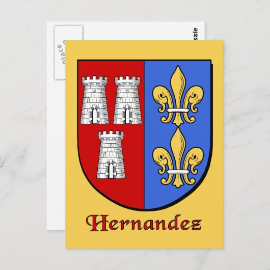 Hernandez Postkarte (Vorne/Hinten)