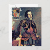 Hernando Cortes Postkarte (Vorne/Hinten)