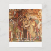 Hernando Cortez in Veracruz Weisheit Zitat Geschen Postkarte (Vorderseite)