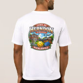 Herndon Virginia Pickleball T-Shirt (Rückseite)
