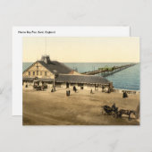 Herne Bay Pier, Kent, England Postkarte (Vorne/Hinten)