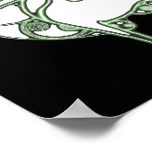 Herne Deer Celtic Art Prints Poster (Ecke)