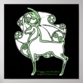 Herne Deer Celtic Art Prints Poster (Vorne)