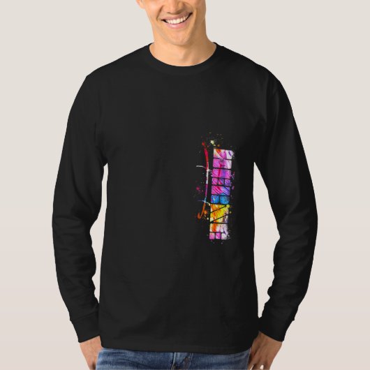 Herne Letters Watercolor Herne T-Shirt (Vorderseite)