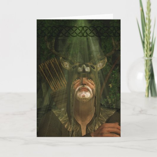 Herne The Hunter - Fantasy Art Greeting Card Karte (Vorderseite)