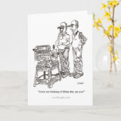 Hernia Cartoon Card Karte (Gelbe Blume)