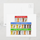 Hernia Operation Speedy Erholung Postkarte (Vorne/Hinten)