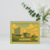 Herning Denmark Modern Art Postkarte (Stehend Vorderseite)