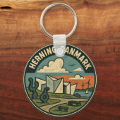 Herning Denmark Modern Art Schlüsselanhänger (Vorderseite)