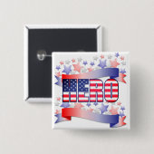 HERO American Flag Button (Vorne & Hinten)