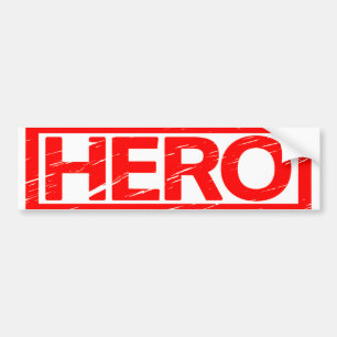 Hero Briefmarke Autoaufkleber