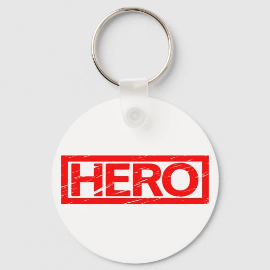 Hero Briefmarke Schlüsselanhänger (Vorderseite)
