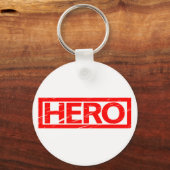 Hero Briefmarke Schlüsselanhänger (Rückseite)