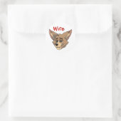 Hero Burrows Runder Aufkleber (Tasche)