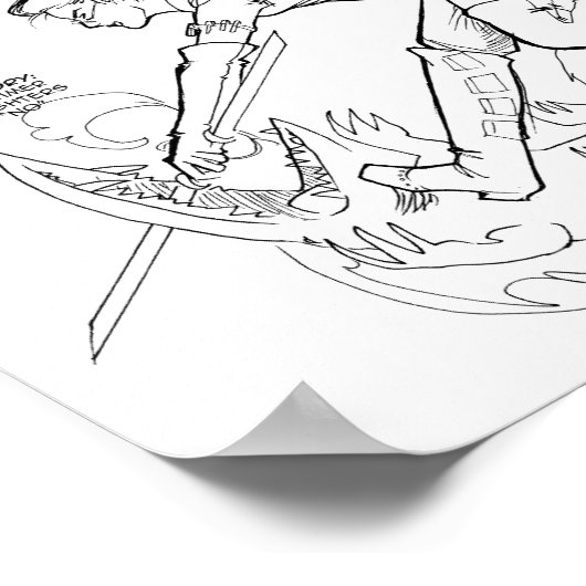 Hero Class - Deadline Slayer Poster (Ecke)