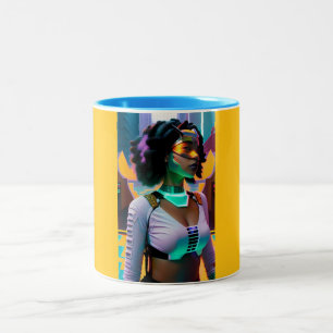 Hero Corp - Ken Gage Kunst Zweifarbige Tasse