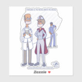 Hero Custom Cut Stickers Aufkleber (Blatt)