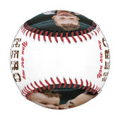 Hero Daddy Vatertag 2 FotoCollage Baseball (Rückseite)