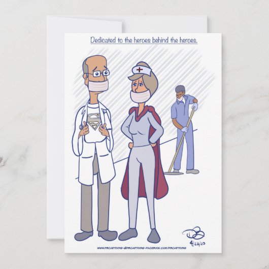 Hero Dankeskarte (Vorderseite)