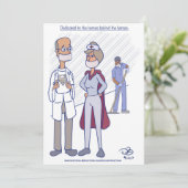 Hero Dankeskarte (Stehend Vorderseite)