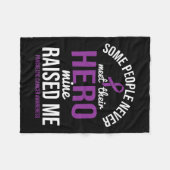 Hero erhöhte die Bauchspeicheldrüsenkrebserkrankun Fleecedecke (Vorderseite (Horizontal))