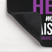 Hero erhöhte die Bauchspeicheldrüsenkrebserkrankun Mousepad (Ecke)