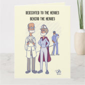 Hero Faltes Grußkarte Karte (Vorderseite)