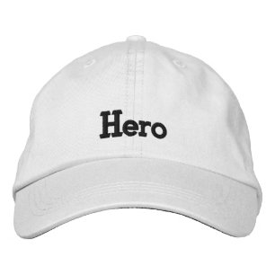 Hero gedruckter Text bestickt Baseballkappe Bestickte Baseballkappe
