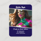Hero Glow Foto Coscards Cosplay-Karten Visitenkarte (Rückseite)