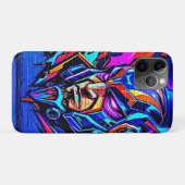 Hero Graffiti Burst Case-Mate iPhone Hülle (Rückseite (Horizontal))
