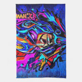 Hero Graffiti Burst Geschirrtuch (Vertikal)