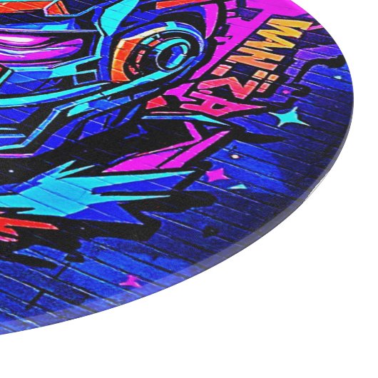 Hero Graffiti Burst Schneidebrett (Ecke)