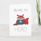 HERO Grußkarte von Nicole Janes Karte (Vorderseite)