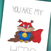 HERO Grußkarte von Nicole Janes Karte